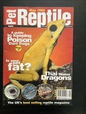 Pet reptile magazine for sale  LEDBURY