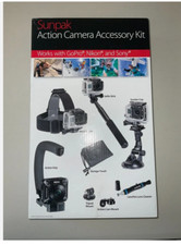 Kit de accesorios para cámara de acción Sunpak GoPro Nikon Sony accesorios montaje (nuevo con etiquetas) segunda mano  Embacar hacia Mexico