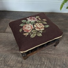 Edwardian floral tapestry for sale  SOUTHAMPTON
