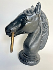Anel de engate antigo de ferro fundido cabeça de cavalo equestre poste boa pátina 9,5" de altura, usado comprar usado Anel de engate antigo de ferro fundido cabeça de cavalo equestre poste boa pátina 9,5" de altura, usado comprar usado  Enviando para Brazil