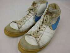 Tênis Nike Couro Blazer HI Branco x Azul Claro US8 70s 80s Vintage Usado comprar usado  Enviando para Brazil
