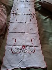 Tovaglia natale centrino usato  Catania