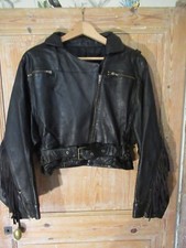 Vintage blouson perfecto d'occasion  Orange