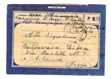 1943 biglietto postale usato  Santa Luce