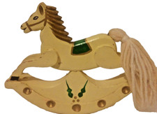 Wood rocking horse for sale  Madison
