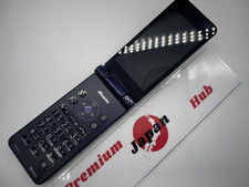 SHARP AQUOS SH-01J Czarny telefon z klapką Android Odblokowany SIM Free Japoński Keitai na sprzedaż  Wysyłka do Poland
