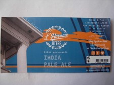 Etiquette bière india d'occasion  Envermeu