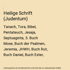 Heilige schrift tanach gebraucht kaufen  Trebbin