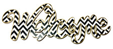 Chevron black white for sale  Denver