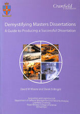 Demystifying masters dissertat for sale  DEVIZES