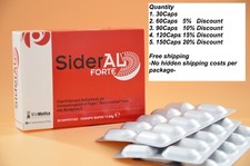 💊Suplemento de ferro sucrossômico SIderAl Forte💊. Alta absorção. Até 150 cápsulas comprar usado  Enviando para Brazil