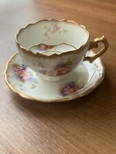 Antique pink floral for sale  STAFFORD