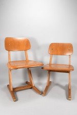 P55u14 vintage schulstuhl gebraucht kaufen  Neu-Ulm