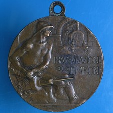 Milano medaglia 1906 usato  Firenze
