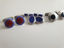 Boutons manchette argent d'occasion  Coulommiers