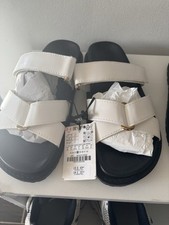 Zara sliders white for sale  MORDEN