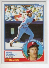 1983 TOPPS MIKE SCHMIDT CARTÃO DE BEISEBOL #300 EX comprar usado  Enviando para Brazil