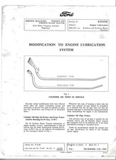 Boletim de serviço Fordson Major Tractor modificação para sistema de lubrificação do motor comprar usado  Enviando para Brazil