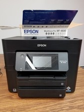 Usado, Impressora Jato de Tinta Colorida All-In-One Epson Workforce Pro WF-4830 2-Sided +3 XL Ca comprar usado  Enviando para Brazil