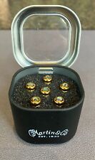 Usado, Conjunto de pinos ponte de metal líquido Martin APP0014 Luxe - Ouro com Paua Abalone comprar usado  Enviando para Brazil