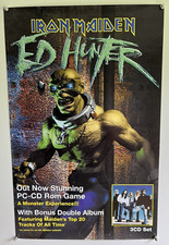 Pôster Iron Maiden Blaze Bayley Original Ed Hunter PC CD Rom Game Promo 1999 comprar usado  Enviando para Brazil