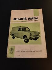 Ford anglia operators for sale  BISHOP AUCKLAND