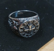 Bague chevalière croix d'occasion  Rivesaltes