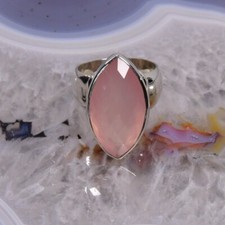 Rosenquarz ring 925er gebraucht kaufen  Berlin