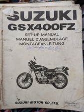 Suzuk gsx400fz workshop for sale  PRESTON