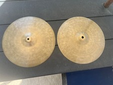 K. Zildjian Vintage Feito em Istambul Turquia 14" Hi-Hat Par de Pratos - 970G - RARO comprar usado  Enviando para Brazil