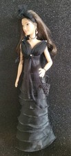 Vestido e joias da Barbie alta fashionista usando preto e prata feitos à mão  comprar usado  Enviando para Brazil
