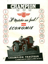 Publicité ancienne tracteur d'occasion  France
