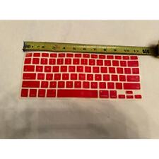 Cubierta de revestimiento de teclado de goma ultra delgada para Macbook Pro sin Retina 13/15/17 roja segunda mano  Embacar hacia Argentina