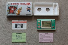 JOGO E RELÓGIO NINTENDO CGL NA CAIXA BURRO KONG JR DJ-101 1982 MUITO BOM ESTADO comprar usado  Enviando para Brazil