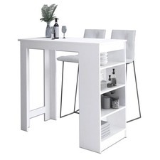 AKORD Stolik barowy pod hoker 115cm Biały na sprzedaż  PL