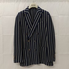 giacca righe bianche blu usato  Forli