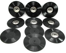 Antique Thomas Edison Diamond Disc Player thick Record LOT of 10 vtg Music, usado comprar usado Antique Thomas Edison Diamond Disc Player thick Record LOT of 10 vtg Music, usado comprar usado  Enviando para Brazil