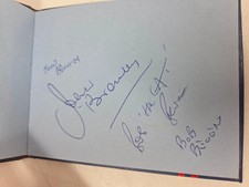 Autograph book signed for sale  DARTFORD