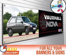 Vauxhall nova banner for sale  MANCHESTER
