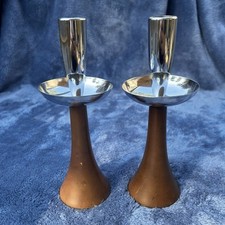 Vintage wood candlestick for sale  Bridgton
