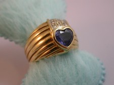Edler ring saphirherz gebraucht kaufen  Maintal