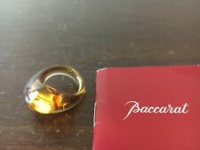 Bague ambre oranger d'occasion  Baccarat