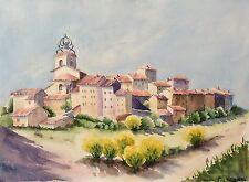 Grande aquarelle provence d'occasion  Marseille X