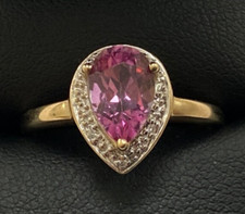 9ct gold morganite for sale  BARNSLEY