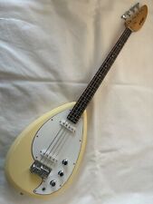 Baixo elétrico VOX V-MK3-B Mark-III formato de gota de lágrima branco vintage, usado comprar usado  Enviando para Brazil