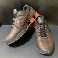 Tênis de corrida Nike Shox Turbo XII masculino tamanho 14, preto/vermelho 472531-060, usado comprar usado  Enviando para Brazil