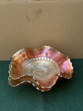 Pair carnival glass for sale  HYTHE