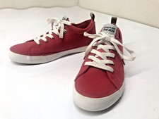 Tênis Kenneth Cole THE RUN Nantucket meia de malha de lona vermelha com cadarço, EUA 9 40 comprar usado  Enviando para Brazil