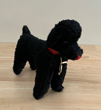 Cachorro poodle preto vintage Hermann original Alemanha comprar usado  Enviando para Brazil