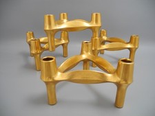Nagel kerzenhalter goldfarben gebraucht kaufen  Hamburg